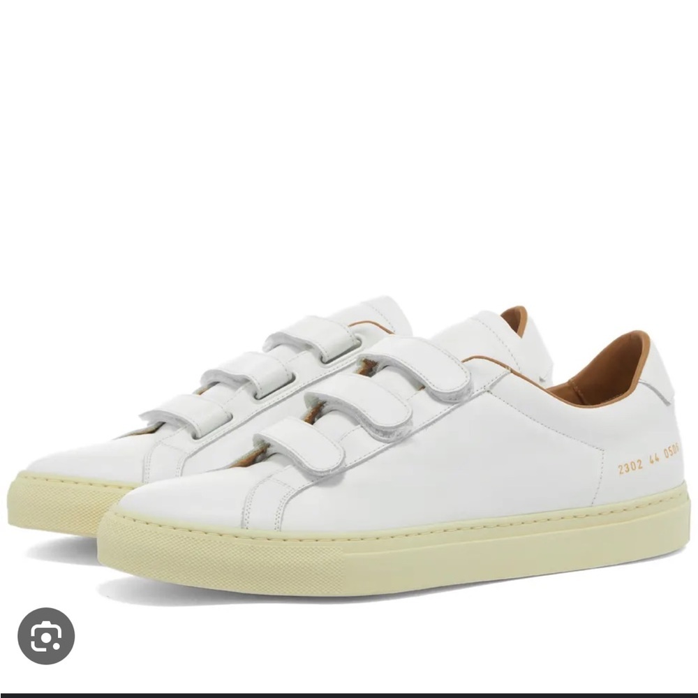 Woman Common Projects Achilles  Velcro Sneakers Size 7 - Picture 5 of 16